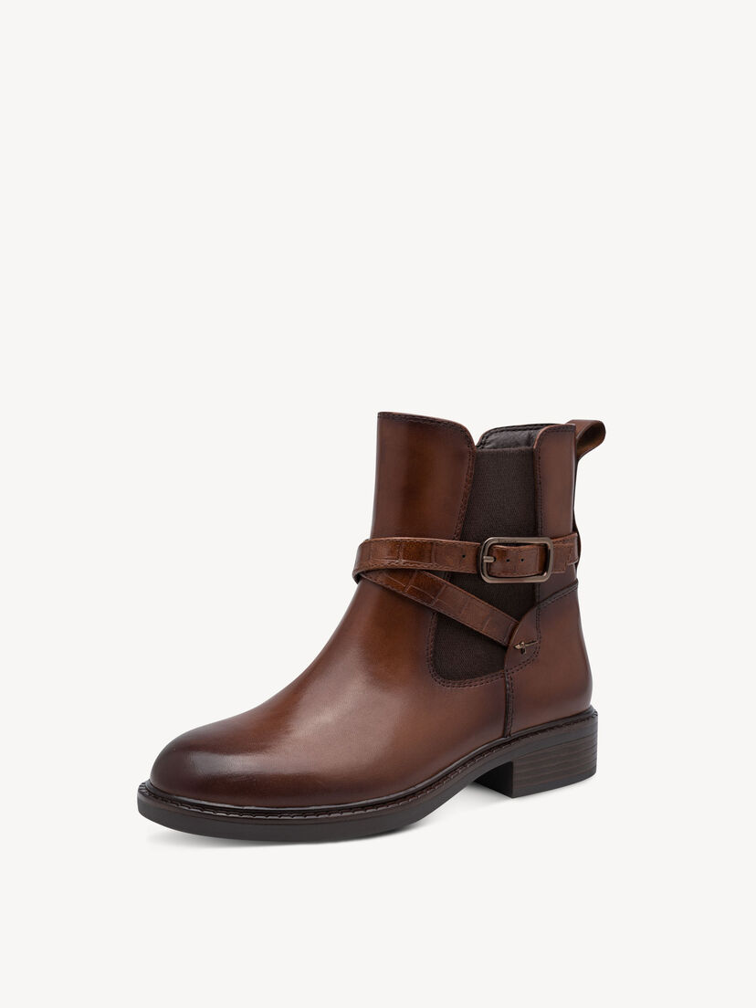 Chelseaboot - bruin, cognac, hi-res