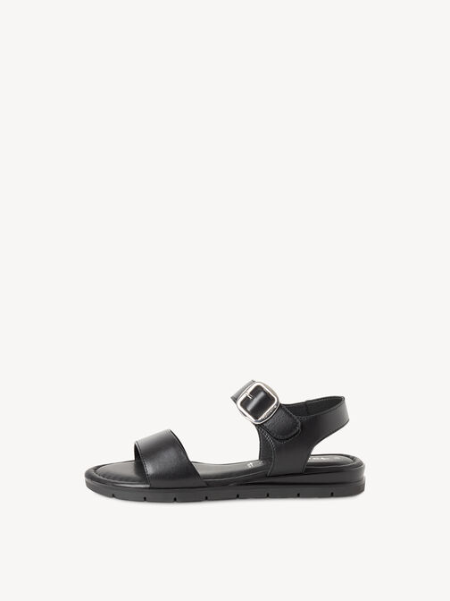 Sandale, BLACK LEATHER, hi-res
