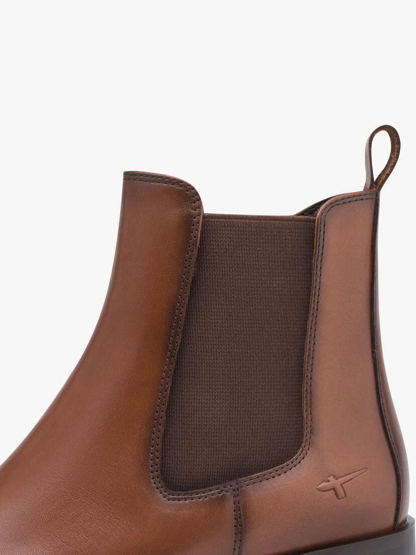 Leren Chelseaboot - bruin, cognac, hi-res