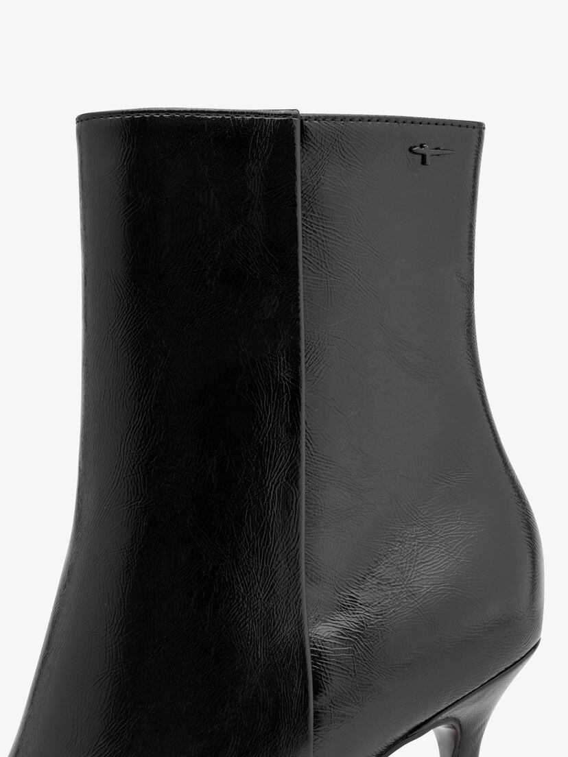 Enkellaarsje - zwart, BLACK, hi-res