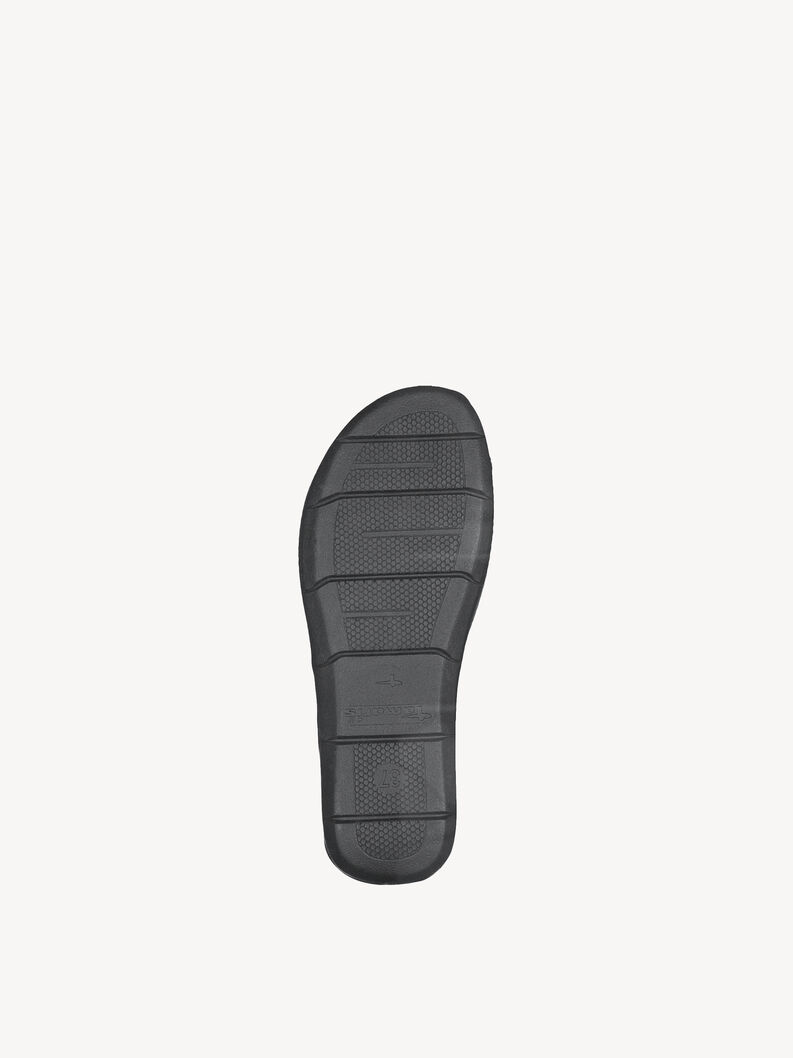 Lederpantolette - schwarz, BLACK, hi-res