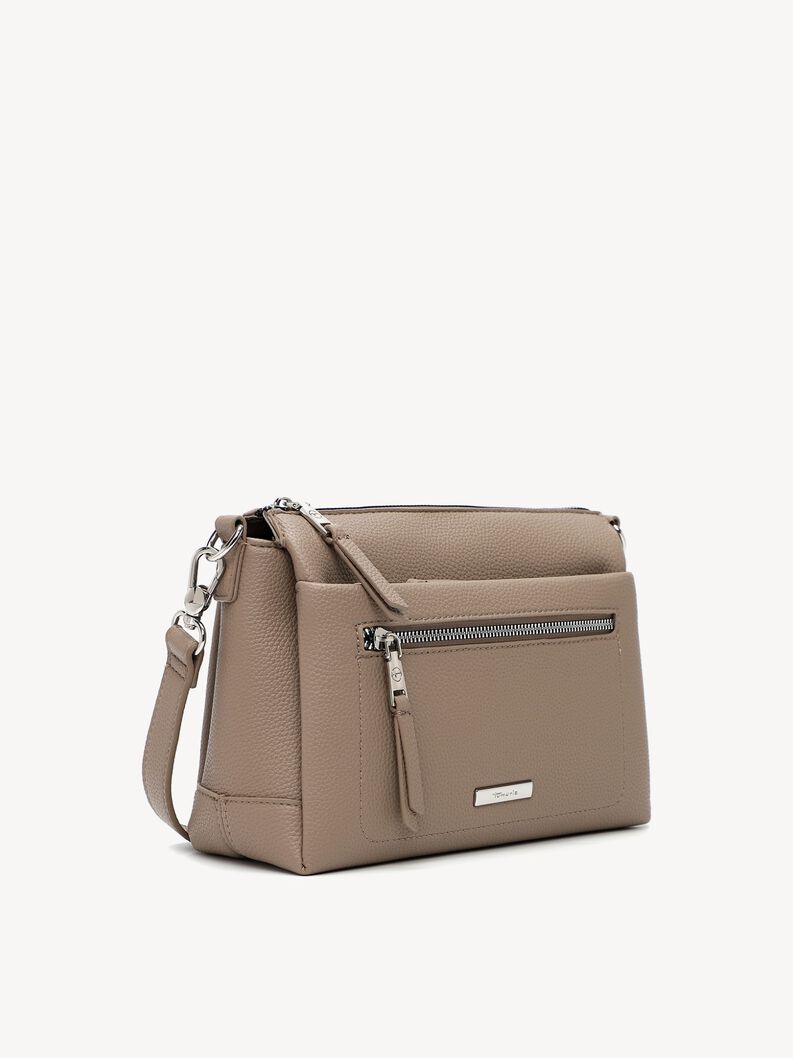 Satchel, taupe, hi-res
