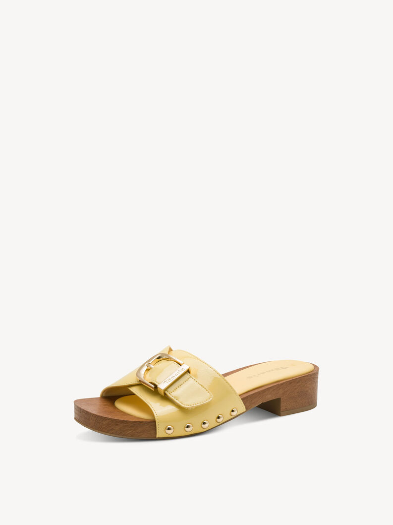 Pantolette - gelb, YELLOW, hi-res