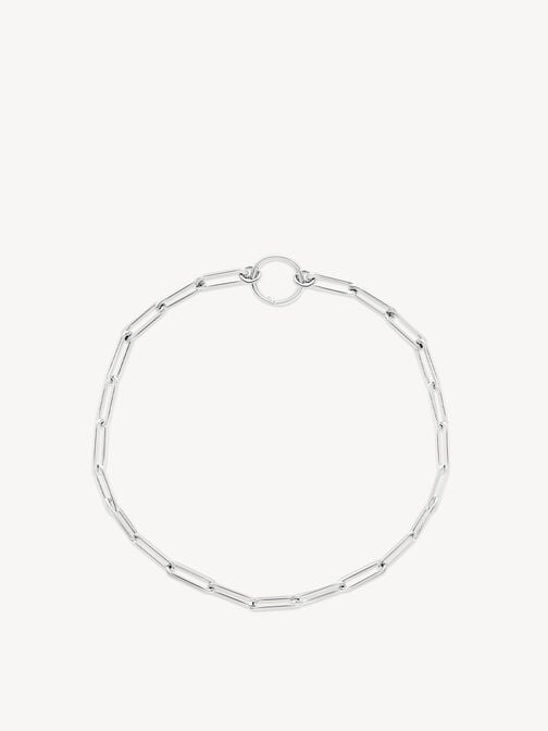 Anklet, silver, hi-res