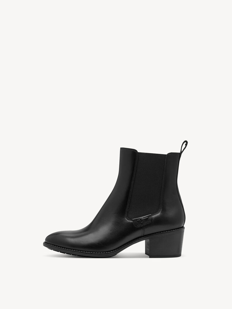 Leather Chelsea boot - black, BLACK LEATHER, hi-res