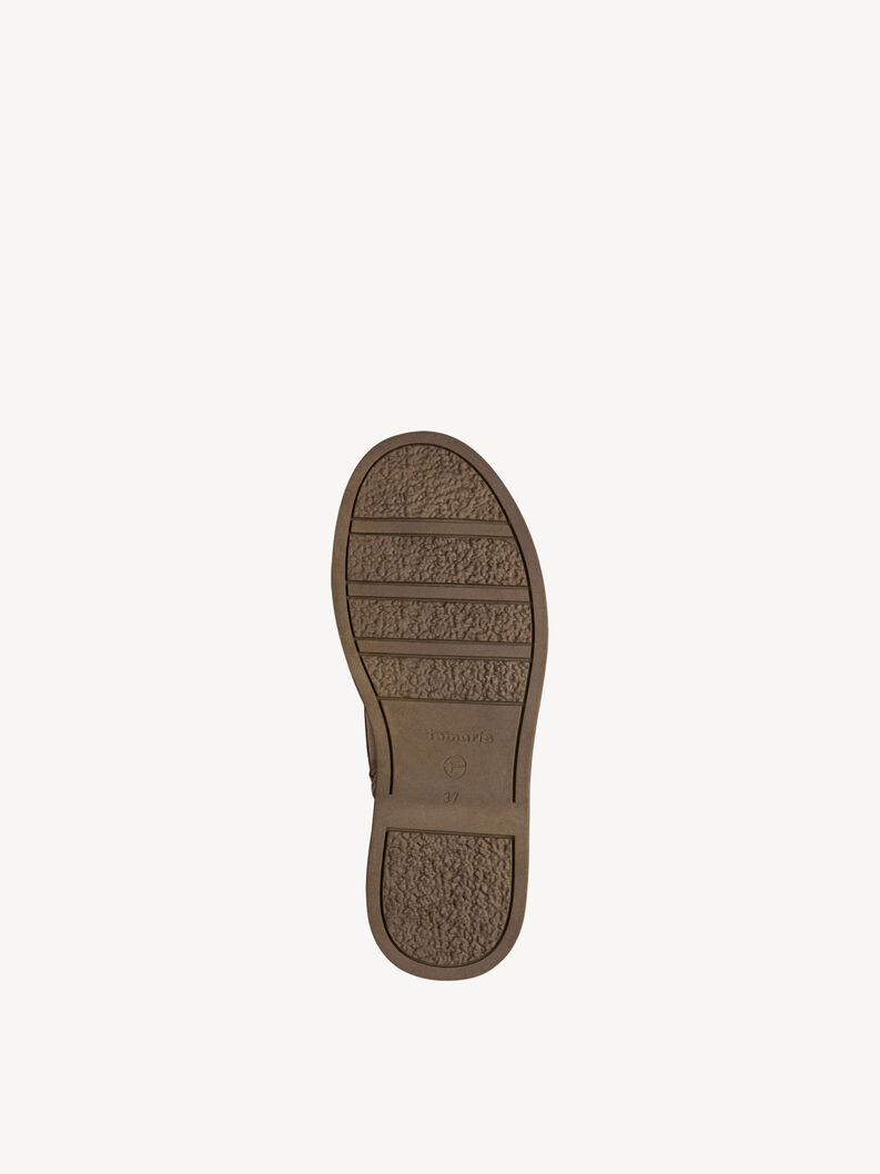 Bottine en cuir - beige, SAND, hi-res