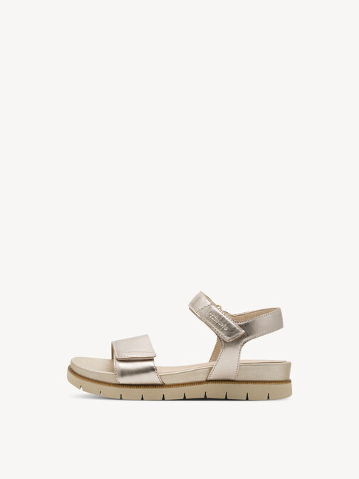 Heeled sandal, LT GOLD, hi-res
