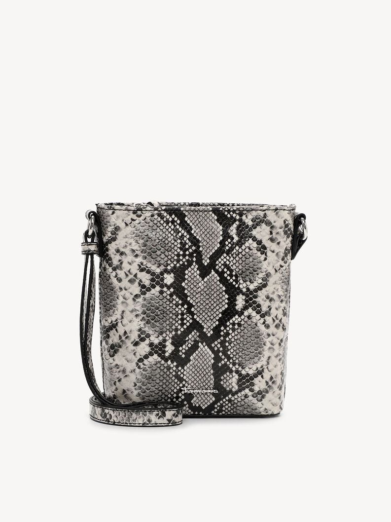 Satchel - black, white-snake, hi-res