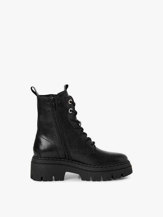 Enkellaarsje, BLACK LEATHER, hi-res