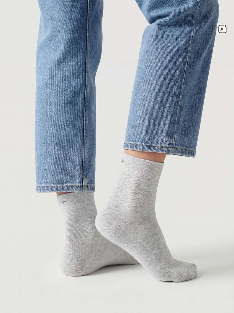 3-Pack Socks - grey, grey mel., hi-res
