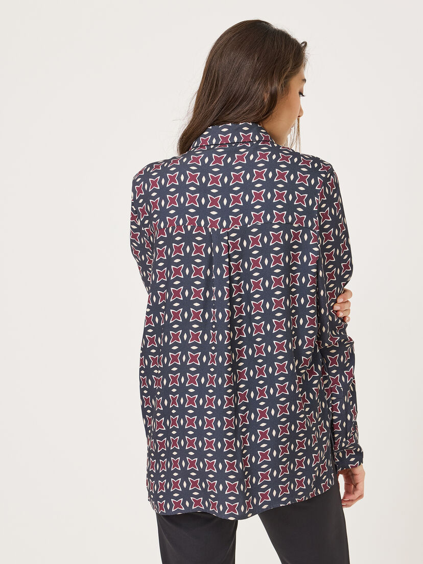 Blouse - blauw, Night Sky/Fig/Whitecap Gray, hi-res