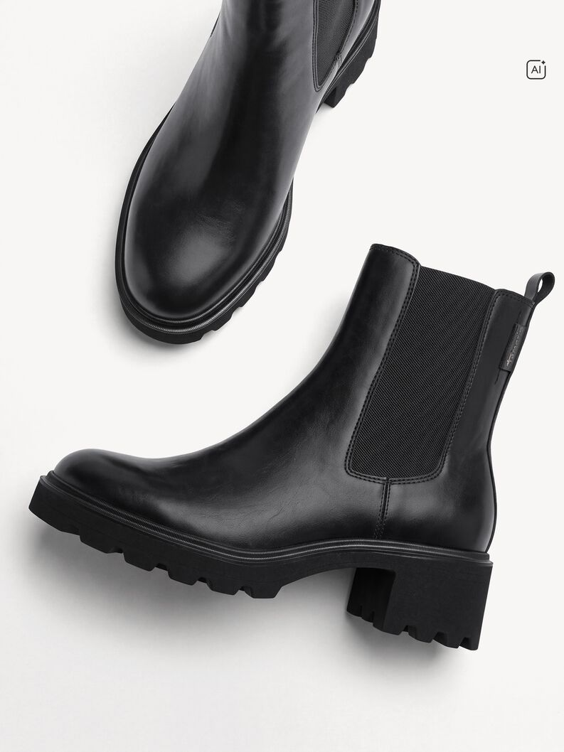Stivaletti Chelsea, BLACK, hi-res