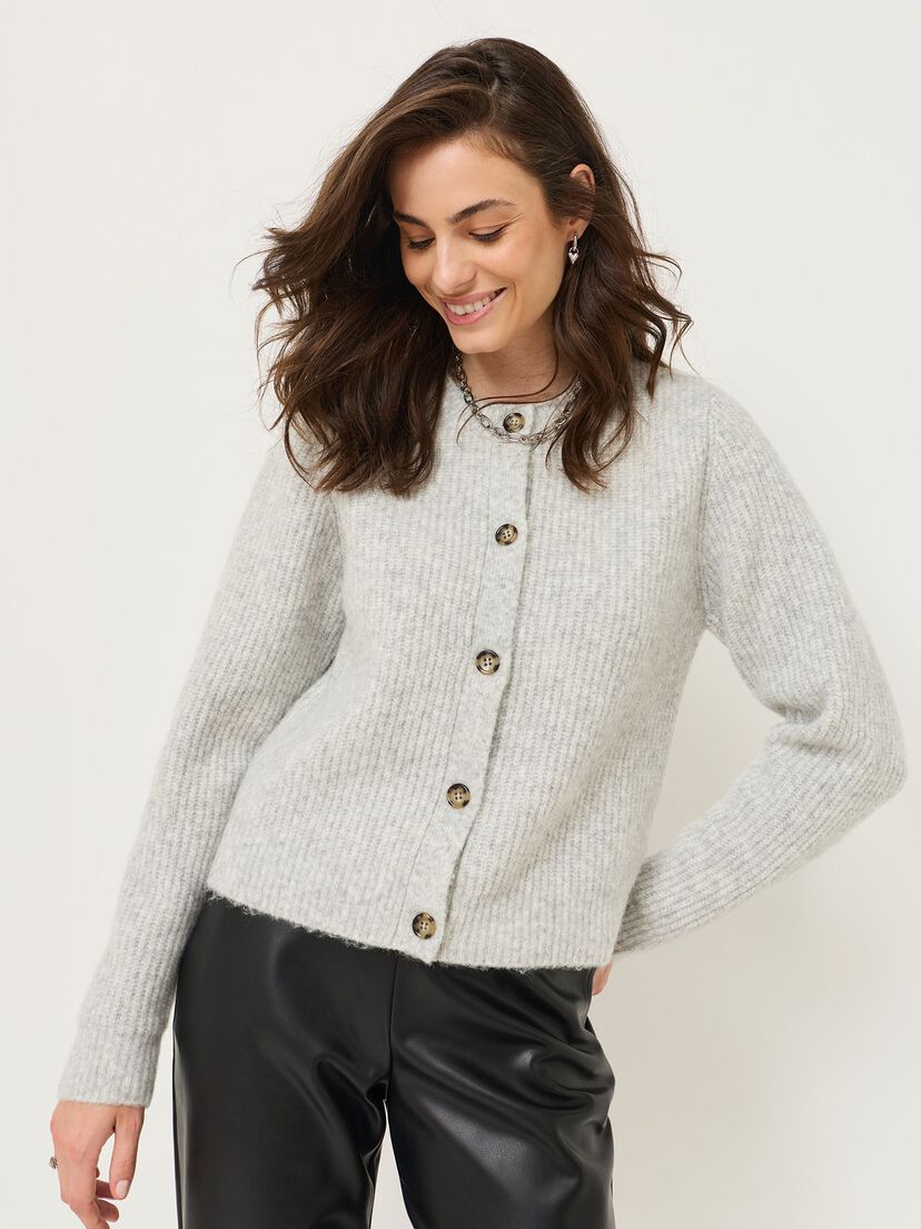 Vest, Light Grey Melange, hi-res