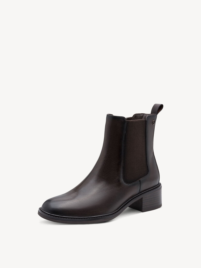 Leren Chelseaboot - bruin, MOCCA NAPPA, hi-res