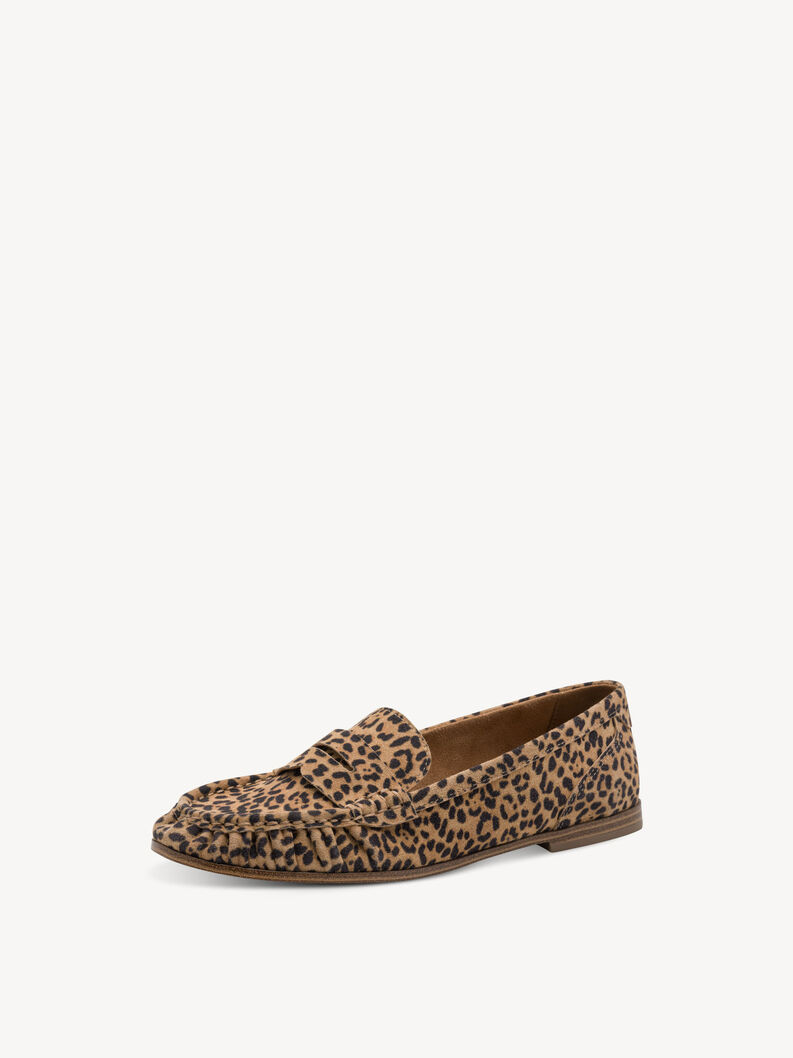 Moccasin - brun, LEOPARD, hi-res