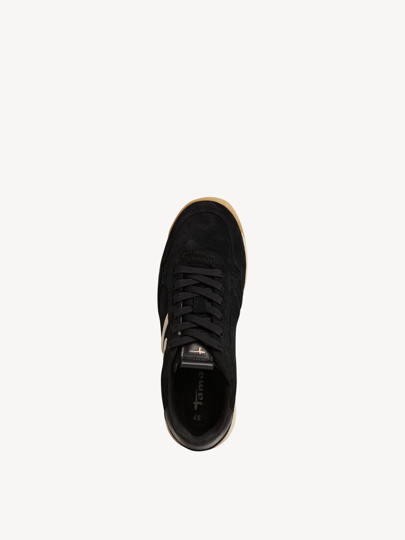 Leren Sneaker - zwart, BLACK COMB, hi-res
