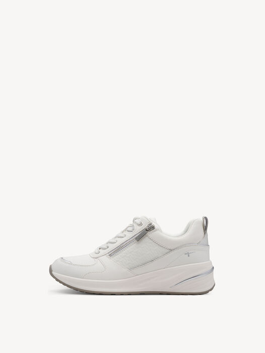 Sneaker, WHITE/SILVER, hi-res