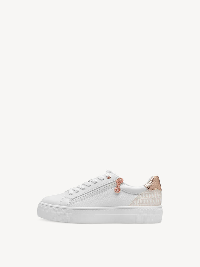 Sneaker - wit, WHT/ROSE GOLD, hi-res