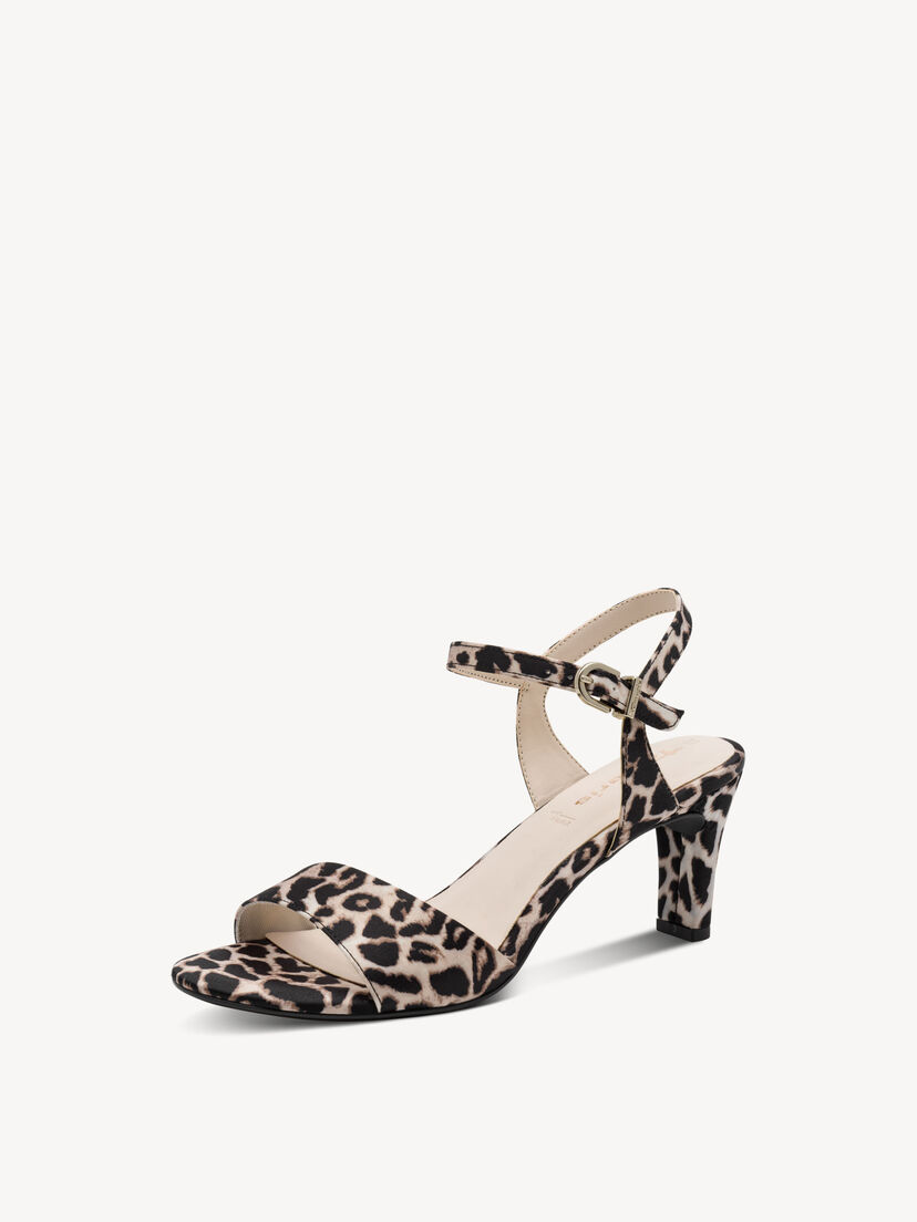 Sandaaltje - bruin, LEOPARD, hi-res