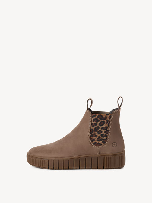 Stivaletti Chelsea, TAUPE/LEOPARD, hi-res