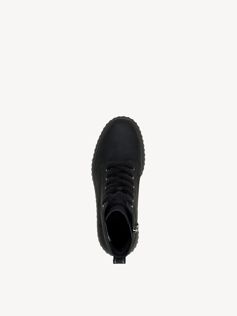 Enkellaarsje - zwart, BLACK, hi-res