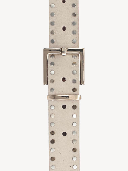 Ceinture &agrave; rivets, dunkle vanille, hi-res