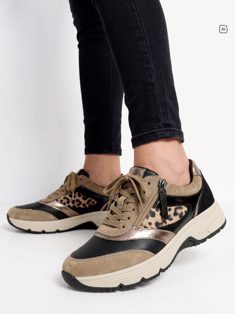 Sneaker - braun, PEPPER COMB, hi-res