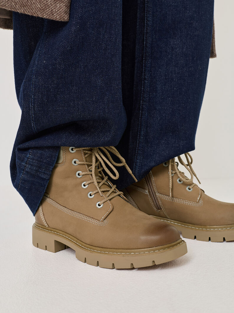 Bootie - brown warm lining, brown, hi-res