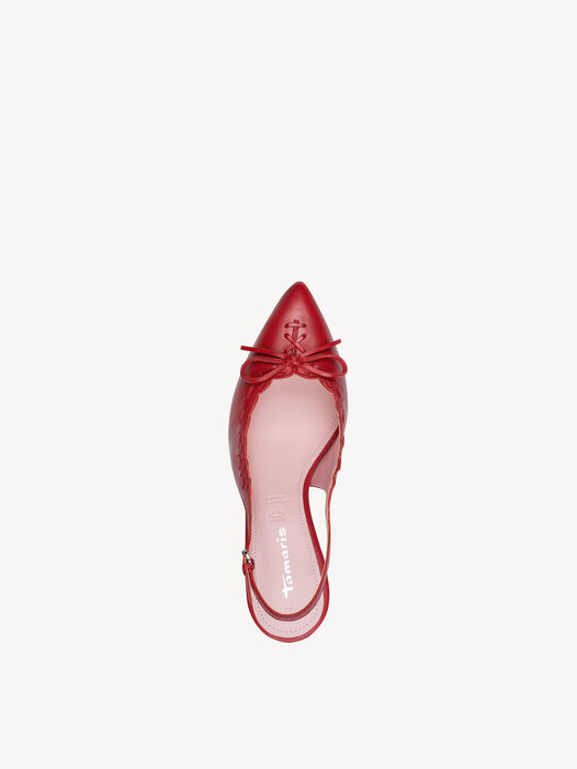 Slingpumps, RED, hi-res