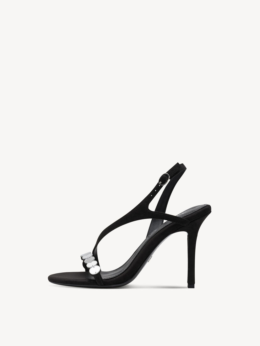 Sandaaltje - zwart, BLACK, hi-res