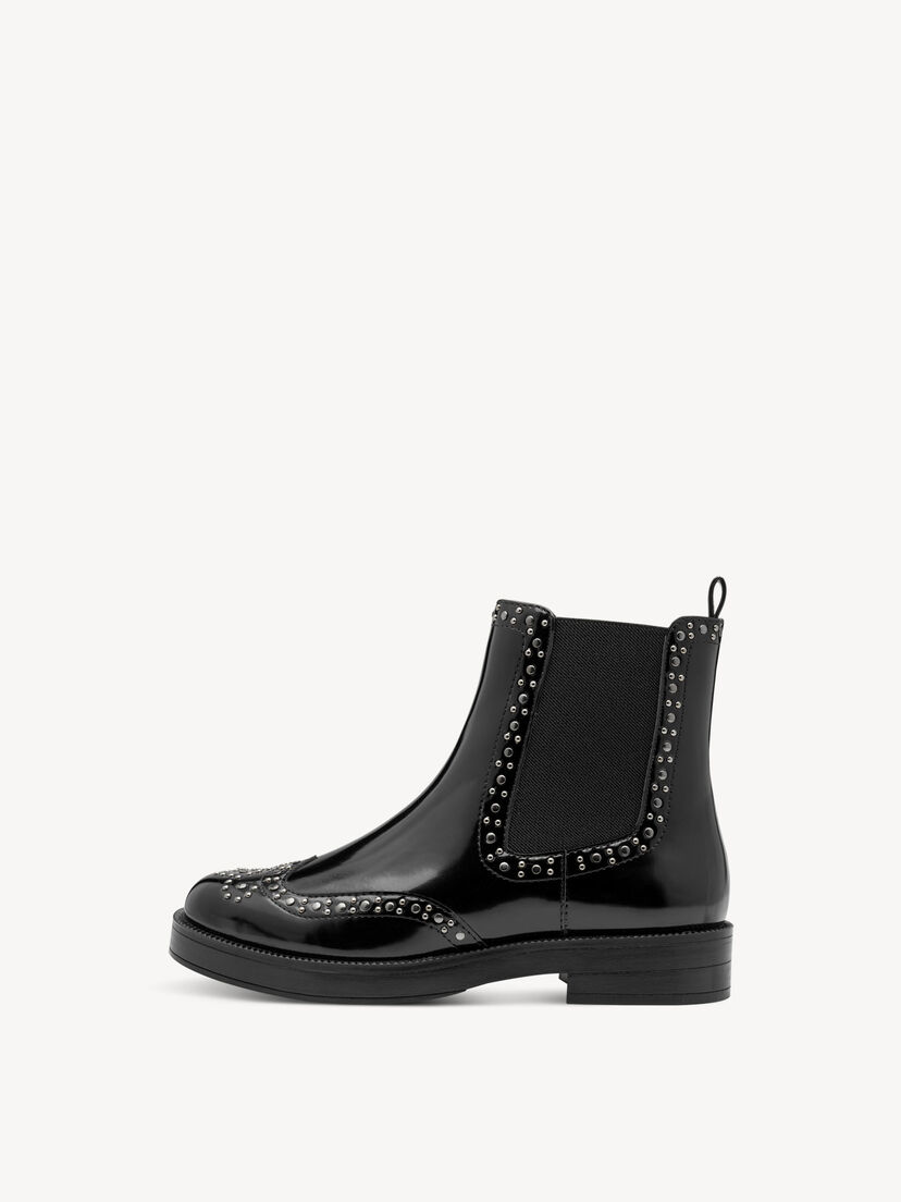 Chelseaboot - zwart, BLACK, hi-res