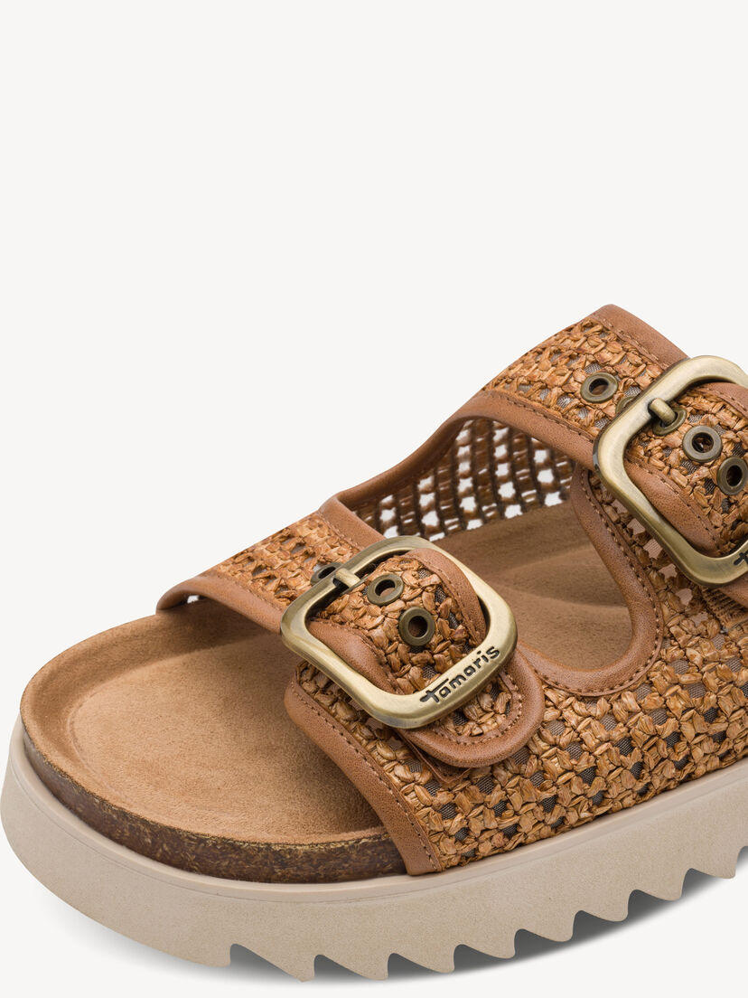 Slipper - bruin, cognac, hi-res