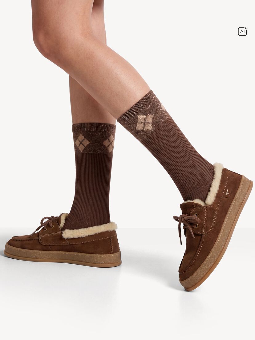 Leren Mocassin - bruin, cognac, hi-res