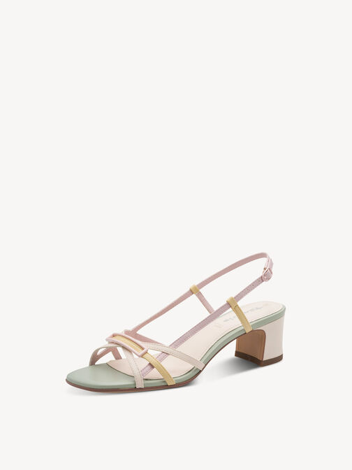 Sandale &agrave; talon, MINT COMB, hi-res