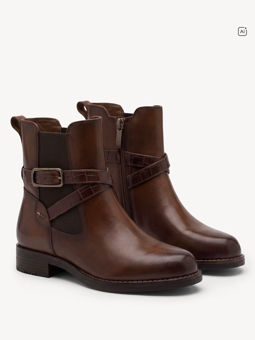 Chelseaboot - bruin, cognac, hi-res