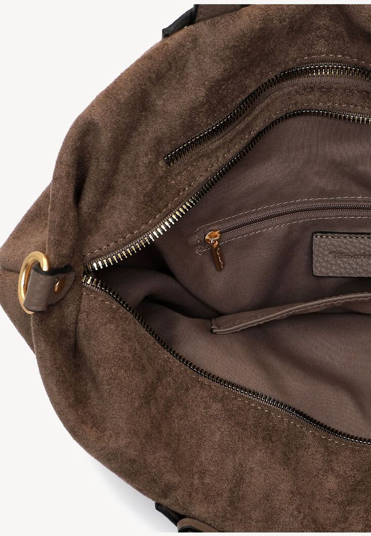 Shopping bag - brown, taupe, hi-res