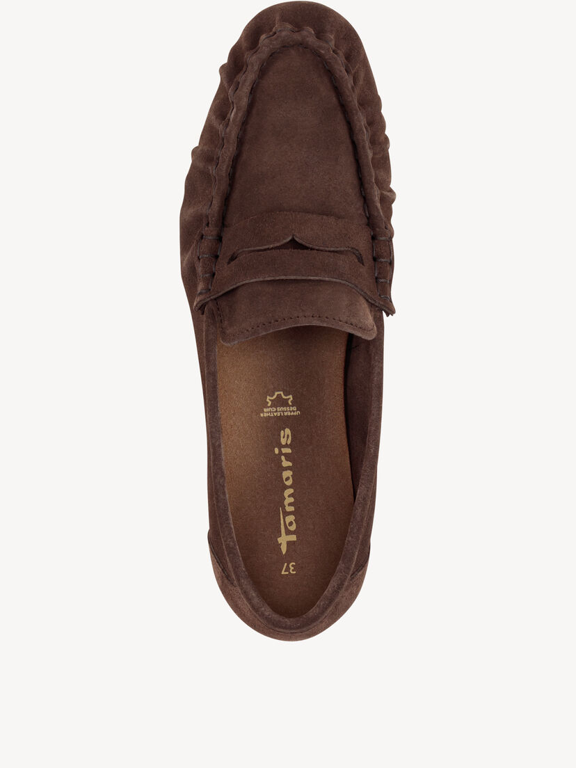 Leren Mocassin - groen, OLIVE, hi-res
