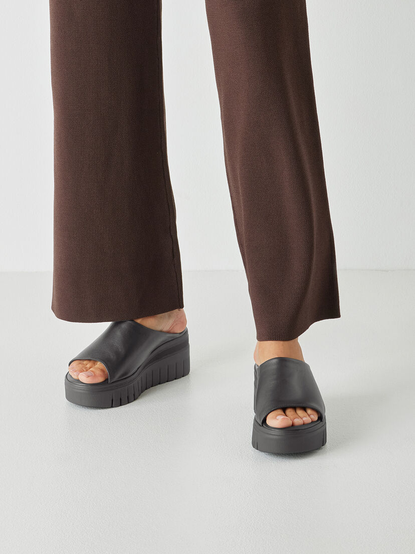 Slipper, BLACK, hi-res
