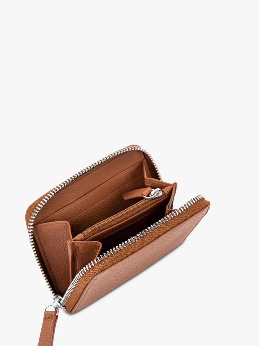 Leren Portemonnee - bruin, cognac, hi-res