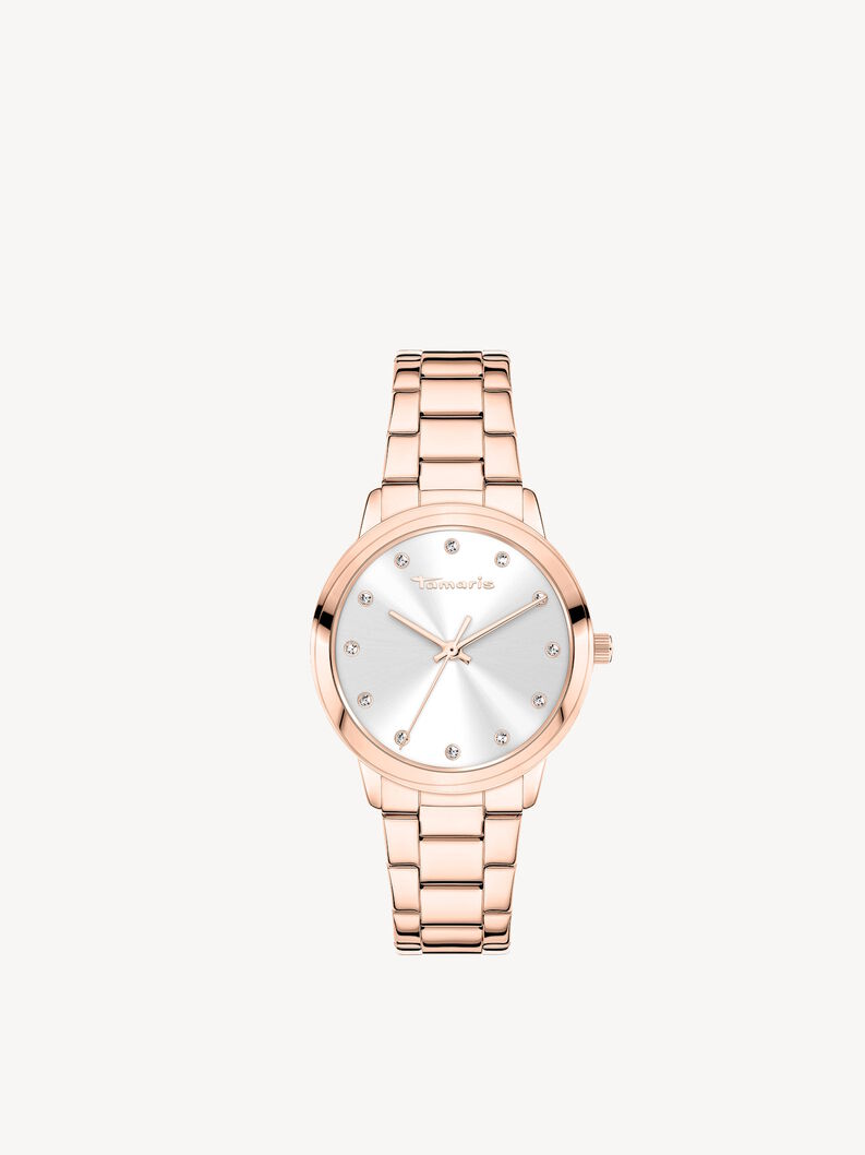 Montre - or rose, ros&eacute;gold silber-sunray, hi-res