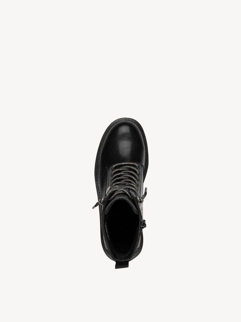 Enkellaarsje - zwart, BLACK, hi-res