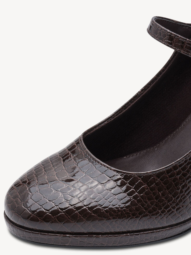 Escarpin - marron, MOCCA CROCO, hi-res