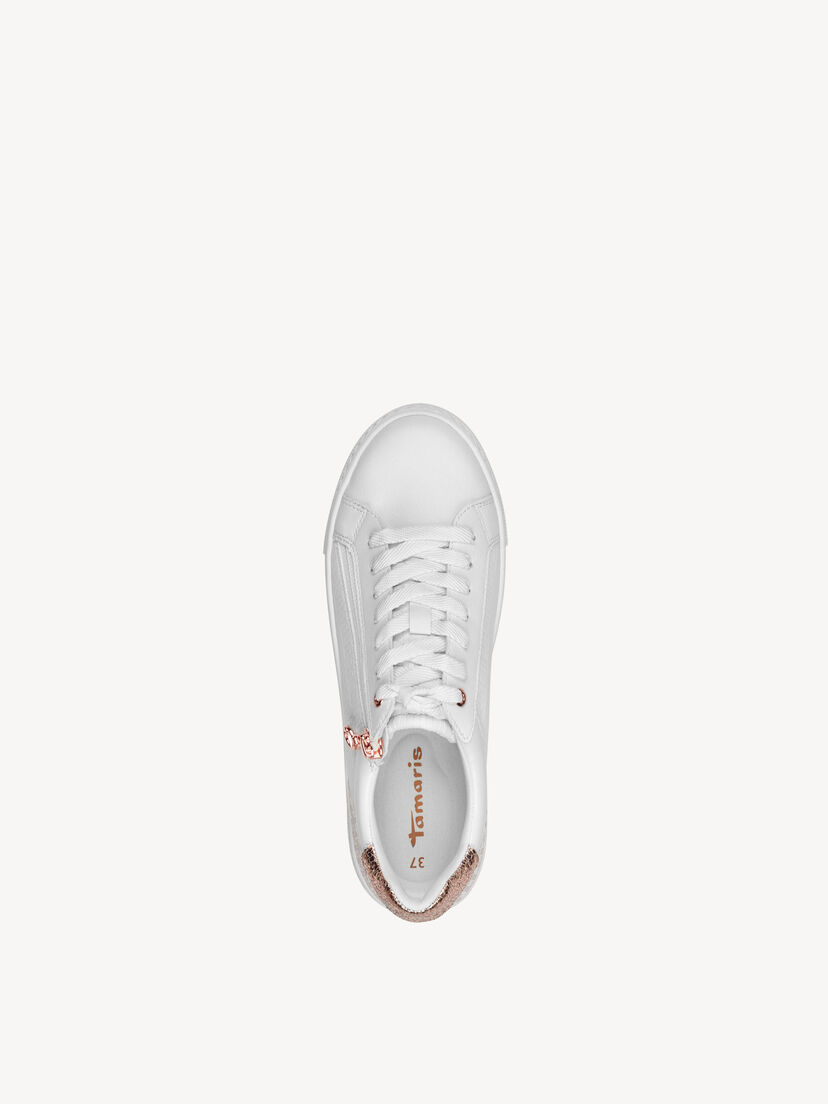 Sneaker - wit, WHT/ROSE GOLD, hi-res