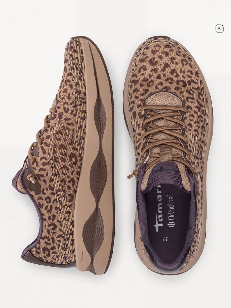 Basket - marron, LEOPARD, hi-res