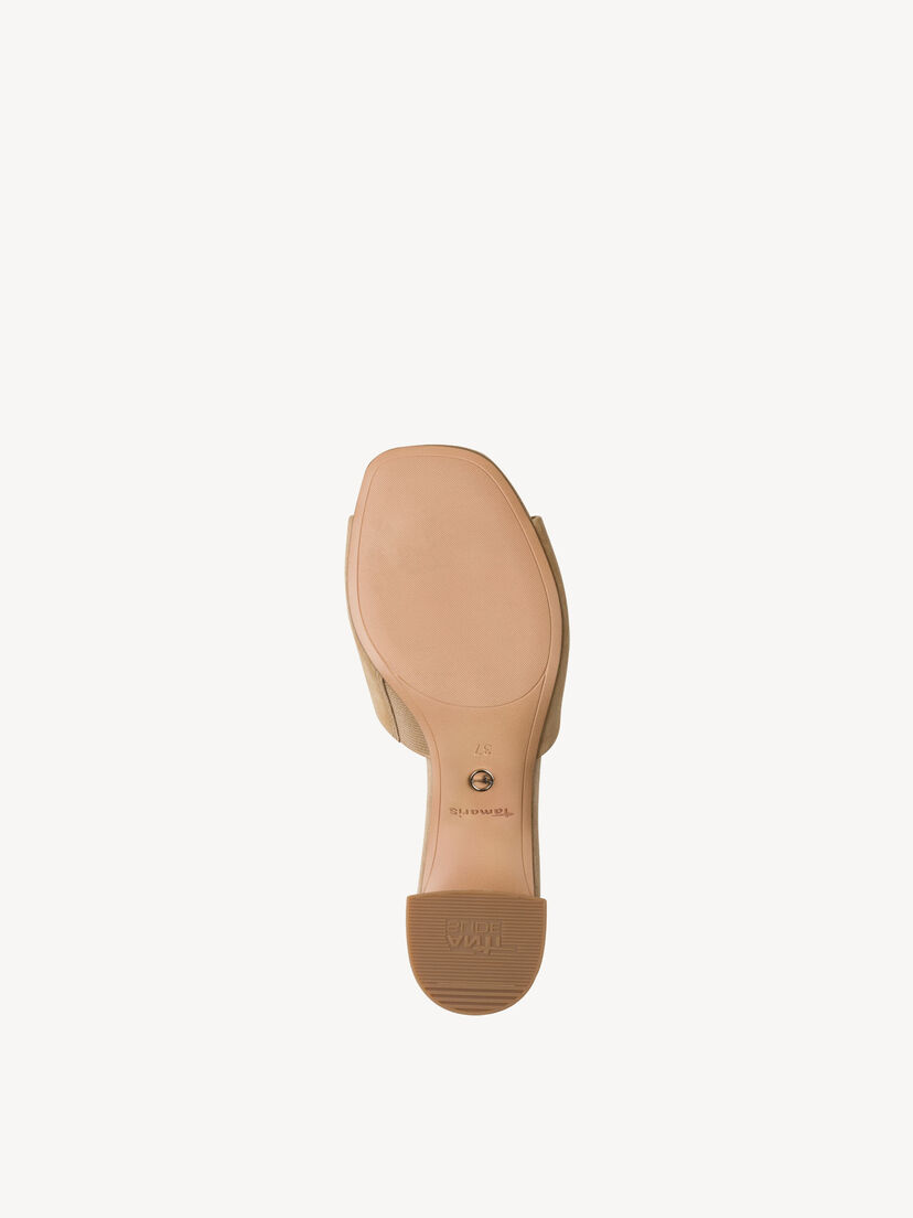 Leren Slipper - beige, TAN COMB, hi-res