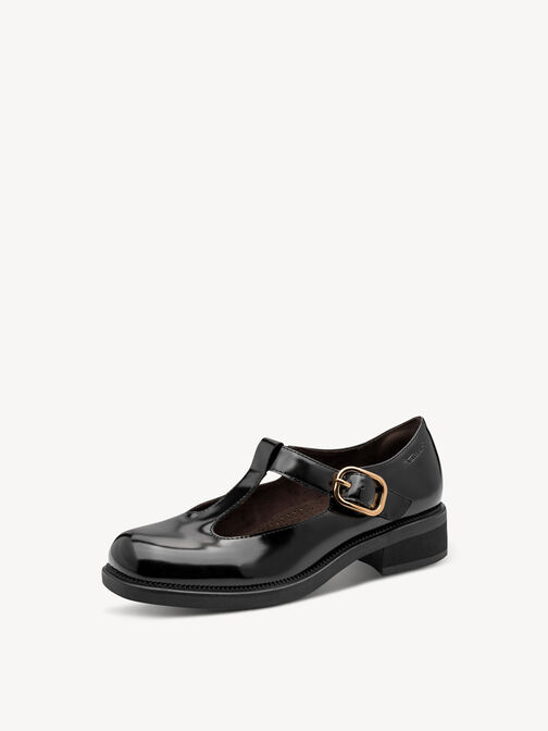Slipper, BLACK PATENT, hi-res