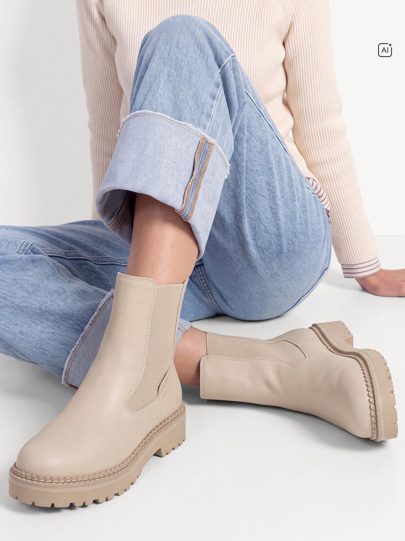 Chelseaboot - beige, beige, hi-res