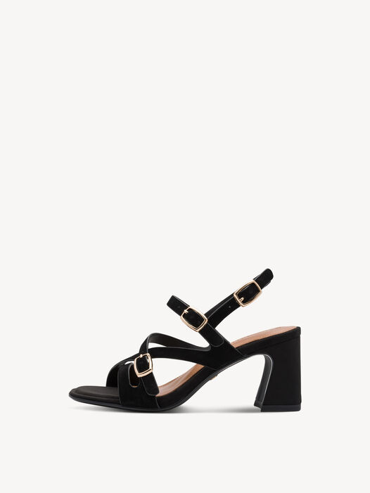Sandaaltje, BLACK SUEDE, hi-res