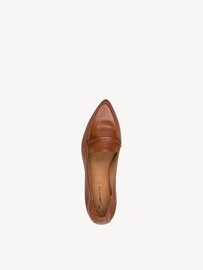Leren Instappers - bruin, cognac, hi-res