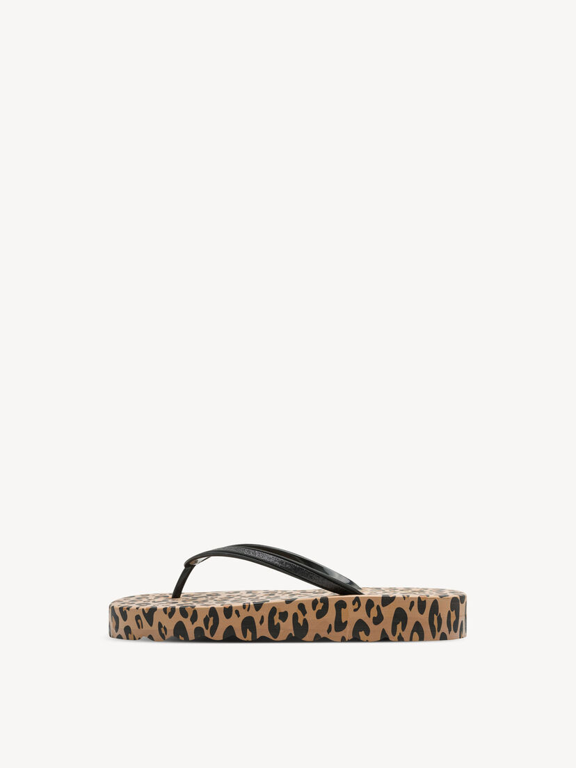Flip Flops, COGNAC LEOPARD, hi-res